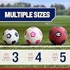 Champion Soccer Ball Youth & Adult Matte Finish, 32-Panel Design, Enhanced Control, Sizes PVC Cover, Sizes 3,4 and 5 for Indoor & Outdoor Training, Includes 6 Pump
