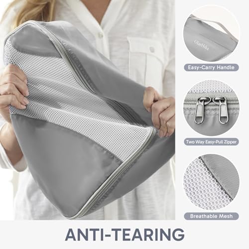 Image of OlarHike Packing Cubes for Travel,10 Set,Gray