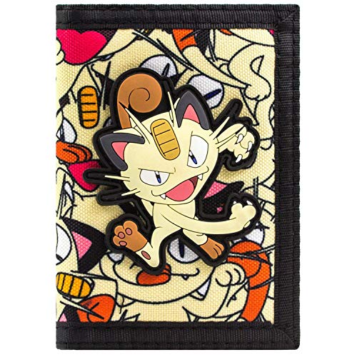 Preisvergleich Produktbild Pokemon Mauzi 52 Team Rocket Schwarz Portemonnaie Geldbörse