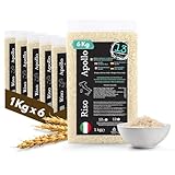 Arroz Italiano Apollo 6 kg – Sin Gluten, Aromático, Alternativa al Basmati – Cultivado en Piamonte, Italia – Calidad Tradicional Italiana – Ideal para Pescado, Carne y Verduras | 13 di Ilaria