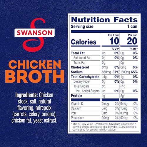image for SWANSON S Swanson Chicken Broth, 14.5 oz Can, 14.5 Ounce (Pack of 1)