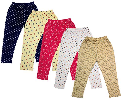 Image of indi weaves Girls Super Soft Cotton Solid Capri Pants Pack of 2
