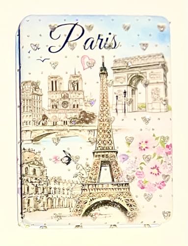SOPPYCID Miroir de Poche 9X6CM MRR7 Maquillage Cadeaux Souvenir Paris Tour Eiffel