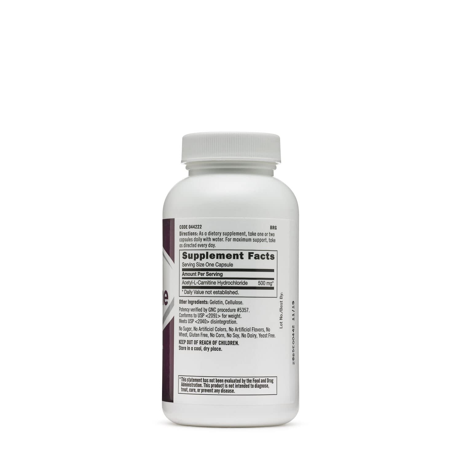 acetyl l carnitine usp THORNE Acetyl-L-Carnitine - 500 mg - Supports Brain Function & Healthy  Nerve Sensations in The Hands & Feet* - Gluten, Dairy & Soy-Free main image 0