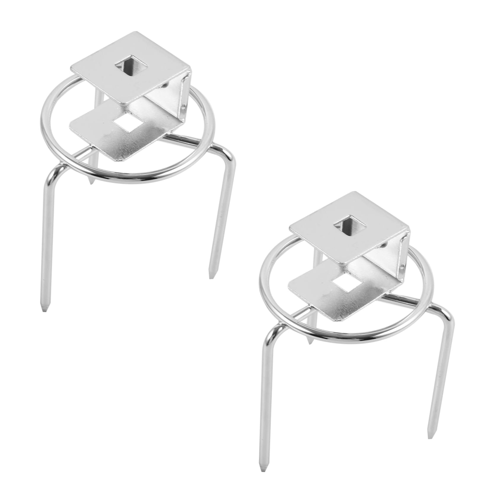 HANABASS 4pezzi Forchette Rotanti Inossidabile Per Grigliate Per Arrosti e Utensile Versatile Per Friggitrice Ad e Bbq