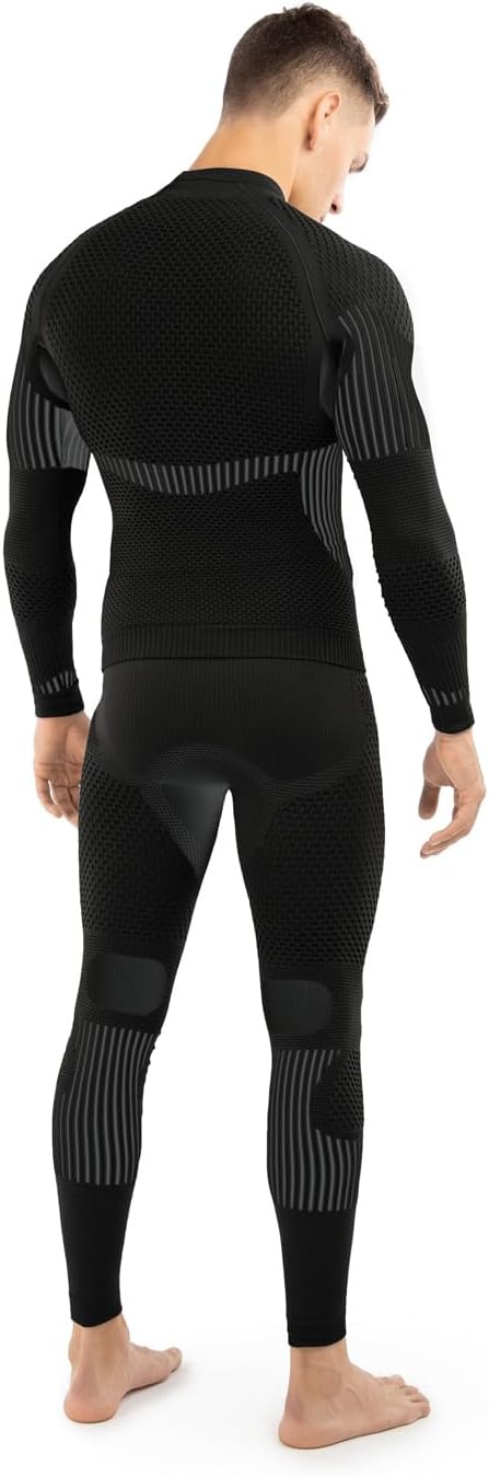 Functional Thermal Baselayer Men’s Compression Leggings for Sports Athletic Pants Running Tights