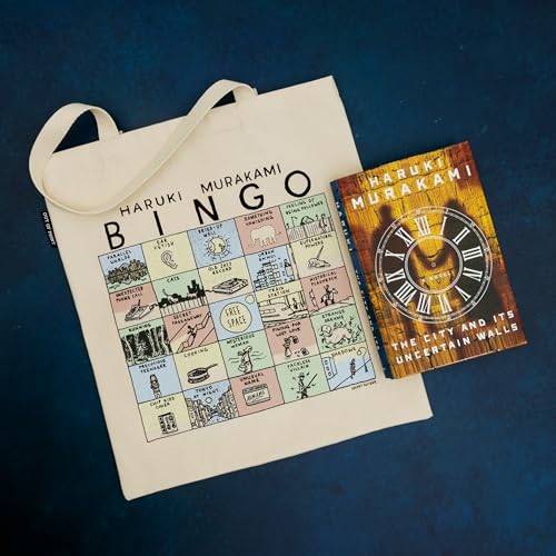 Out of Print Murakami Bingo Tote Bag with Inner Pocket - Officially Licensed Gift for Book Lovers4