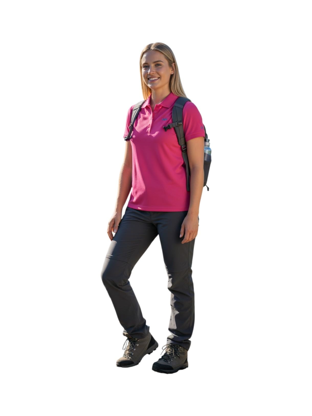 CMP Woman Polo | atmungsaktiv, schnelltrocknend & mit UV-Schutz. Sportlich-elegant, für Stadt & Outdoor, Trainingsshirt, Sport-Bekleidung