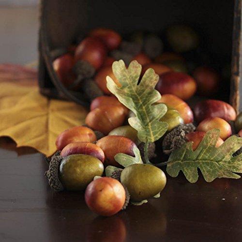 2-1/2 Ounce Package Realistic Look Artificial Autumn Acorns Table Scatters