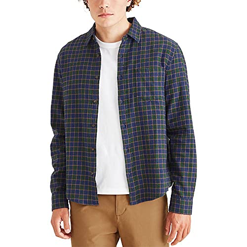 Dockers Men's Regular Fit Long Sleeve One Pocket Shirt, Jason - Pine Grove, XX-Large Dockers Men's Regular Fit Long Sleeve One Pocket Shirt, Jason - Pine Grove, XX-Large