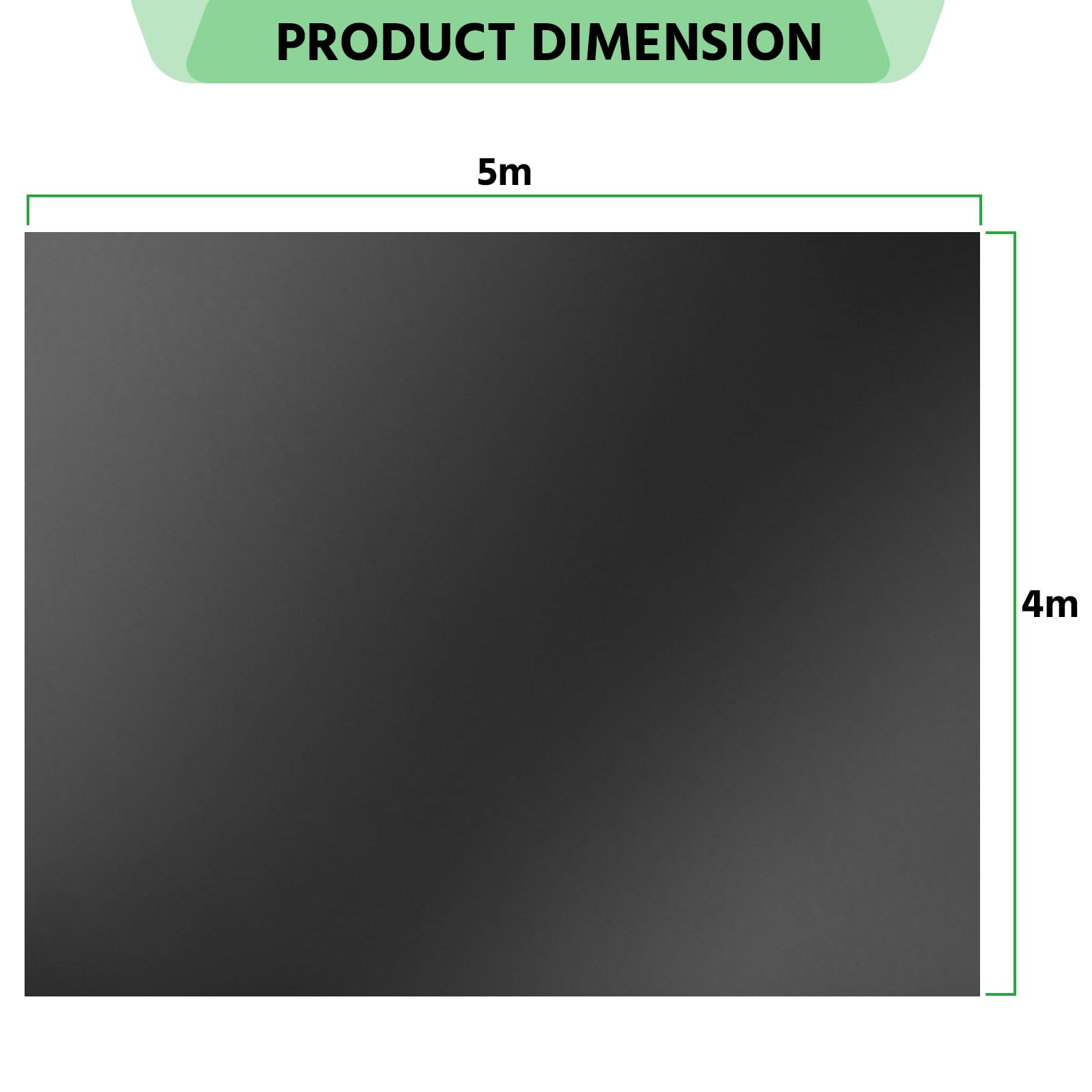 Revestimiento para Estanque Negro, 0,2 mm de Grosor, 4 x 5 m, para Cascadas, Estanques, Fuentes de Jardín, Juegos de Agua y Estanques de Peces, Flexible, Fácil de Usar, Impermeable