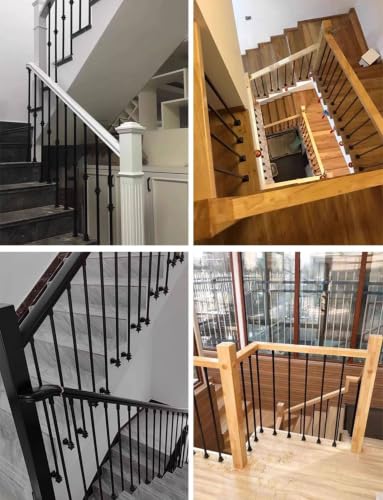 Rambarde alu massif pivotante pour rénover un escalier de séjour
