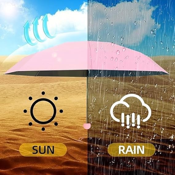 Image of Besque UV Big Size Umbrella for Sun Protection Rain Windproof Strong large 2 fold for men women kids boys girls Perfect Umbrella with cover small case stylish Windproof & Compact UV large size