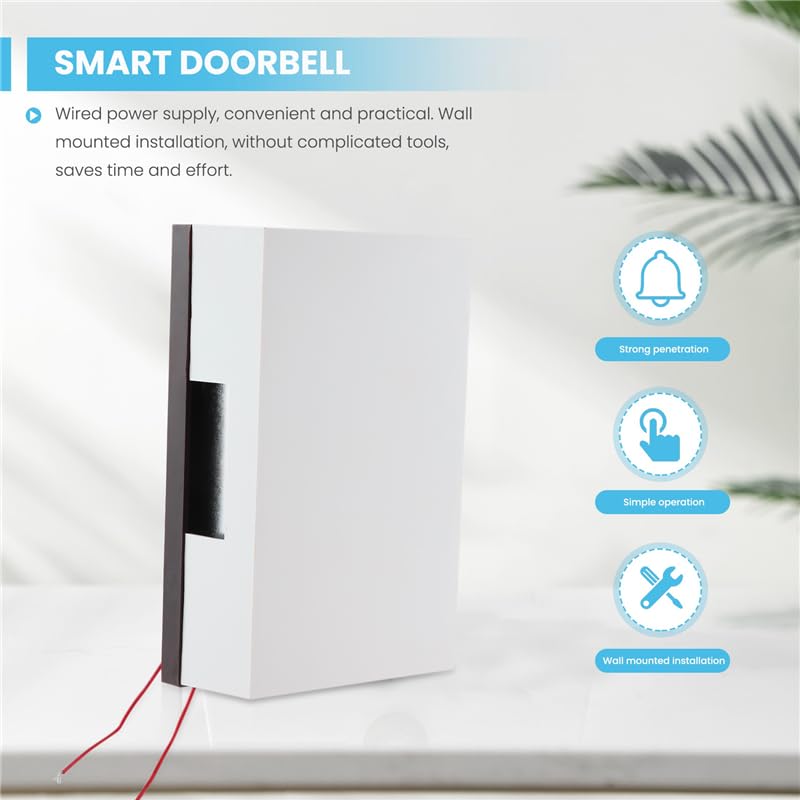 Przewodowy dzwonek do drzwi 220 V ręczny dzwonek do domowego systemu kontroli dostępu do hotelu Timbre Puerta Casa Smart