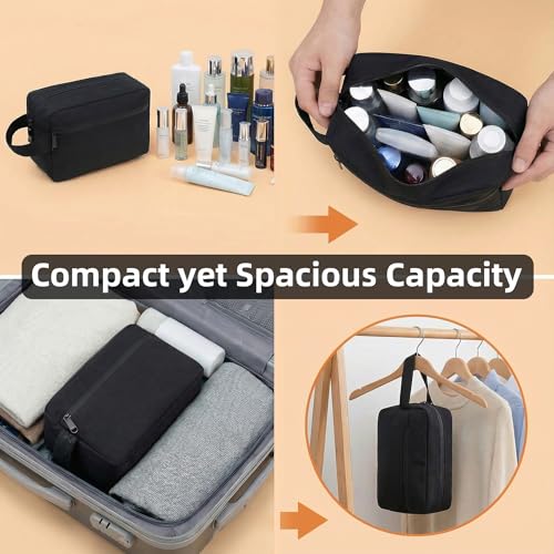 DSYSC Trousse de toilette de voyage pour femme et homme, petite trousse de maquillage – Image 4