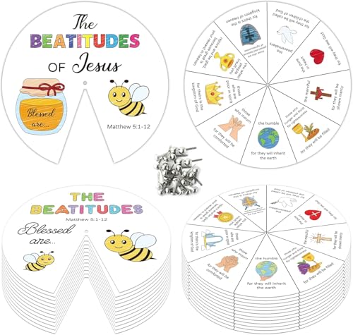 Cartes rotatives à colorier Eight Blessings A1DIEE (lot de 72 pièces)