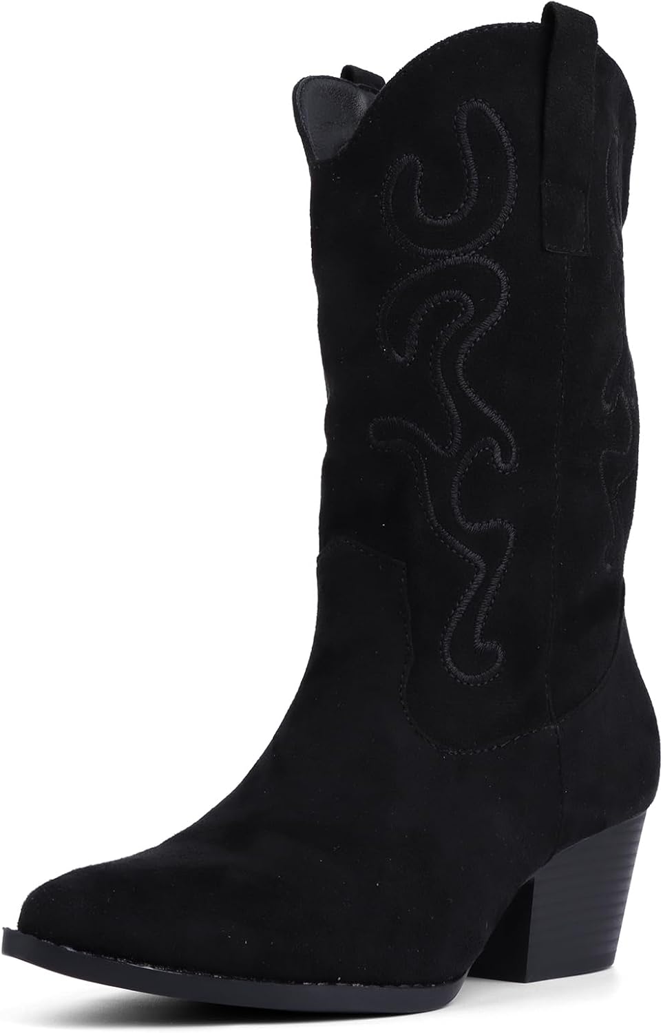 Bandkos Cowboy Boots for Women Cowgirl Mid Calf Western Embroidered... - Picture 36 of 70