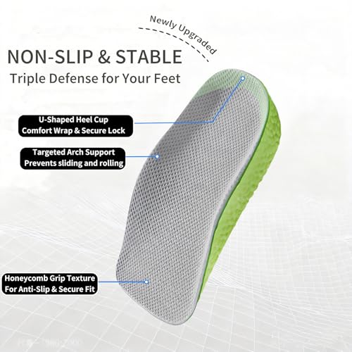 3 Pares de Plantillas para Aumentar Altura con Soporte de Arco miniatura 4