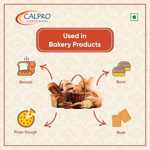 Image of Calpro's Taqa Best 100 - 250G | Multipurpose Bread Improver | Enhances Dough Rise, Crust & Freshness | 100% Vegetarian