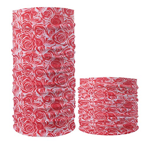 Preisvergleich Produktbild 2 Stück Schlauchtuch Multischal Multifunktionstuch Schlauchschal Mundschutz Atemschutz Mundschutz Atmungsaktiv Halstuch Elastisch Schal Kopftuch Stirnband Bandanas Unisex