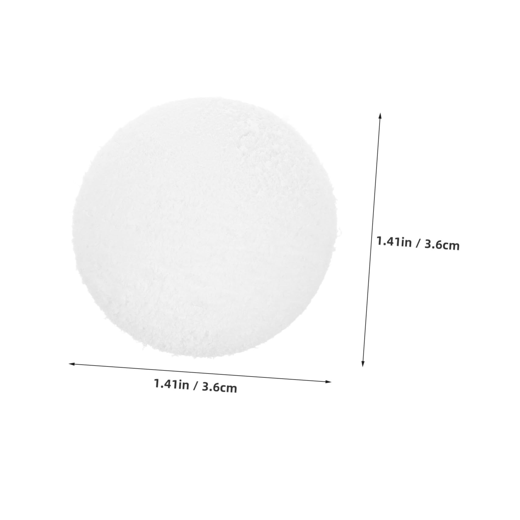 FELTECHELECTR Silent Indoor Soccer Ball for Tabletop Foosball Games Fuzzy Replacement Balls for Mini Soccer Fun for Party Favors Material