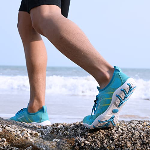 Image of WateLves Water Shoes Mens Womens Barefoot Beach Swim Shoes Quick-Dry Aqua Socks Pool Shoes for Surf Yoga Water Aerobics