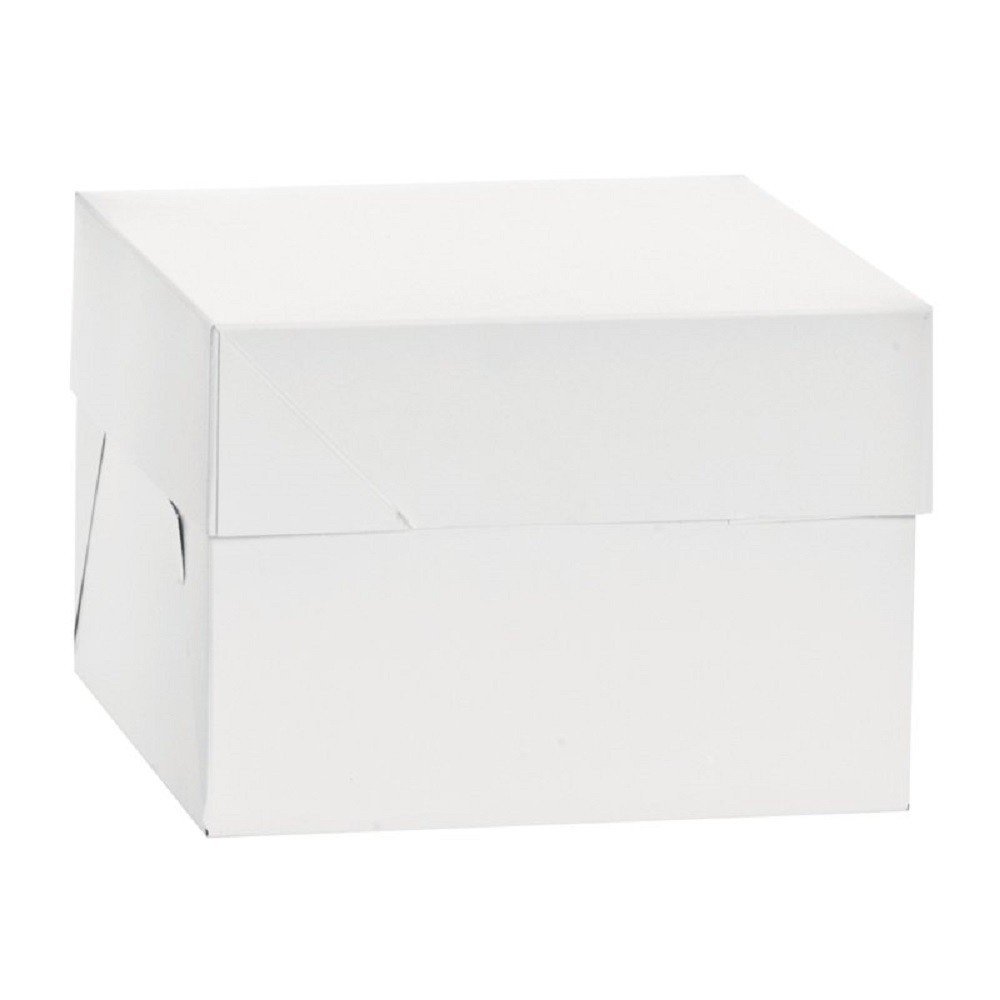 Scatola porta torta a piani alta - cm 50,5x50,5x50 h