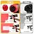 YUNXITR HVLP Paint Sprayer - Ultra Lightweight & Low Spray Paint Gun with 5 Nozzles & 3 Patterns for Furniture, Cabinets, Fences, Perfect for DIY Home Improvement & Outdoor Projects (Dark Black)