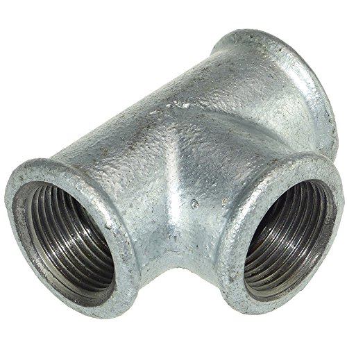 Preisvergleich Produktbild Temperguss T-Stück 90 Grad 3 / 4 Zoll