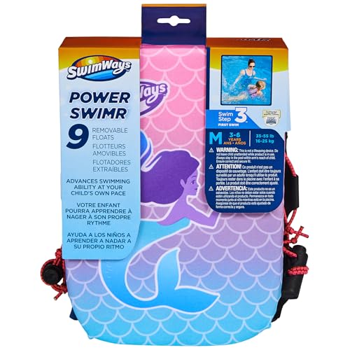 SwimWays Mermaid Power Swimr Adjustable Life Jacket for Swim Training - image 7