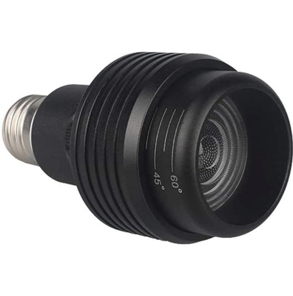 Lámpara de Punta de Zoom LED par20 E27 Enfoque Ángulo de Haz Ajustable Zoomable 12W 15 a 60 Grados Focus LED luz