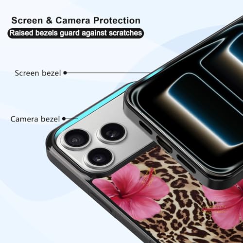 Coque iPhone 17 Pro esthétique fleurs roses finition premium - 4