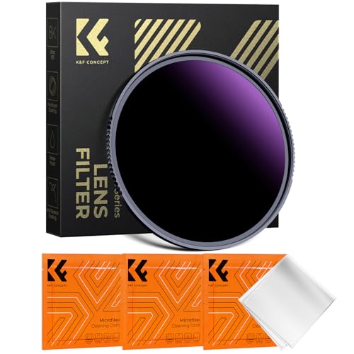K&F CONCEPT Nano-Xcel 95mm ND1000000 Filtro (20 f-Stops), Filtro ND de Densidad Neutra ND1000000 de Vidrio Óptico con 28 Capas Revestimientos