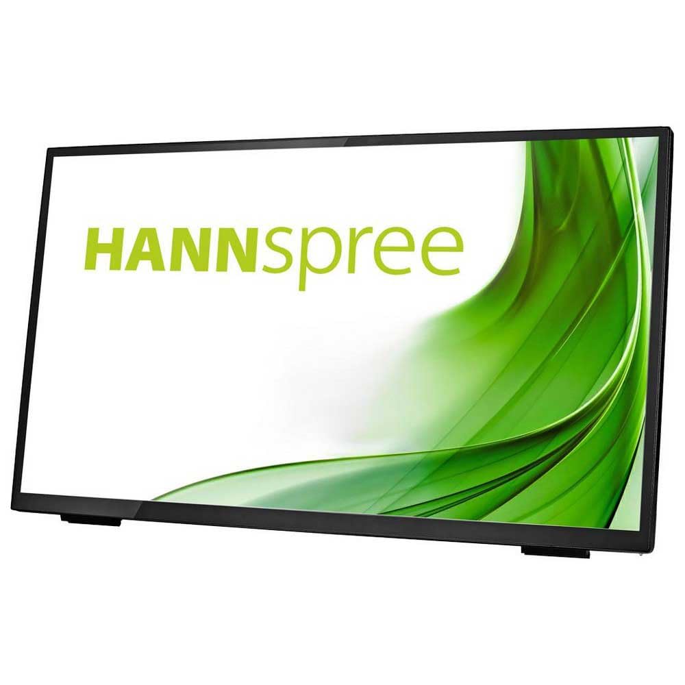 HannspreeHT248PPB HS-IPS 23.8 Inch 1080p Full HD Touch Screen Monitor with HDMI, DisplayPort and VGA Connectivity - Black