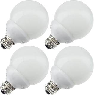 PANASONIC EFG8E28, 8 Watt, G25, Medium Screw (E26) Base Light Bulb (4 Bulbs)