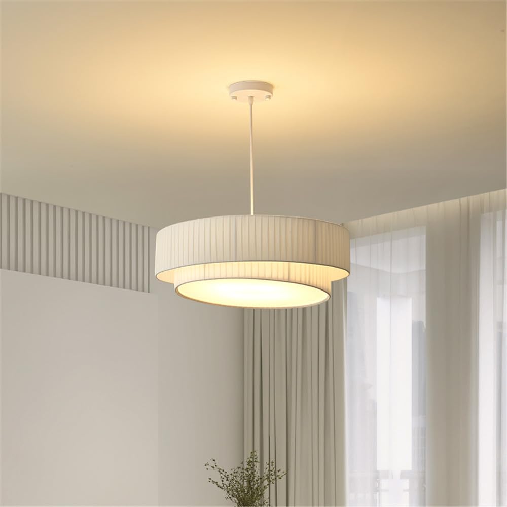 SXWNBIFH Contemporary LED Pendant Lamp Fashion Art Dining Room Bedroom Study Bar Hotel Villa Cafe Corridor Home Chandelier (C D50CM)