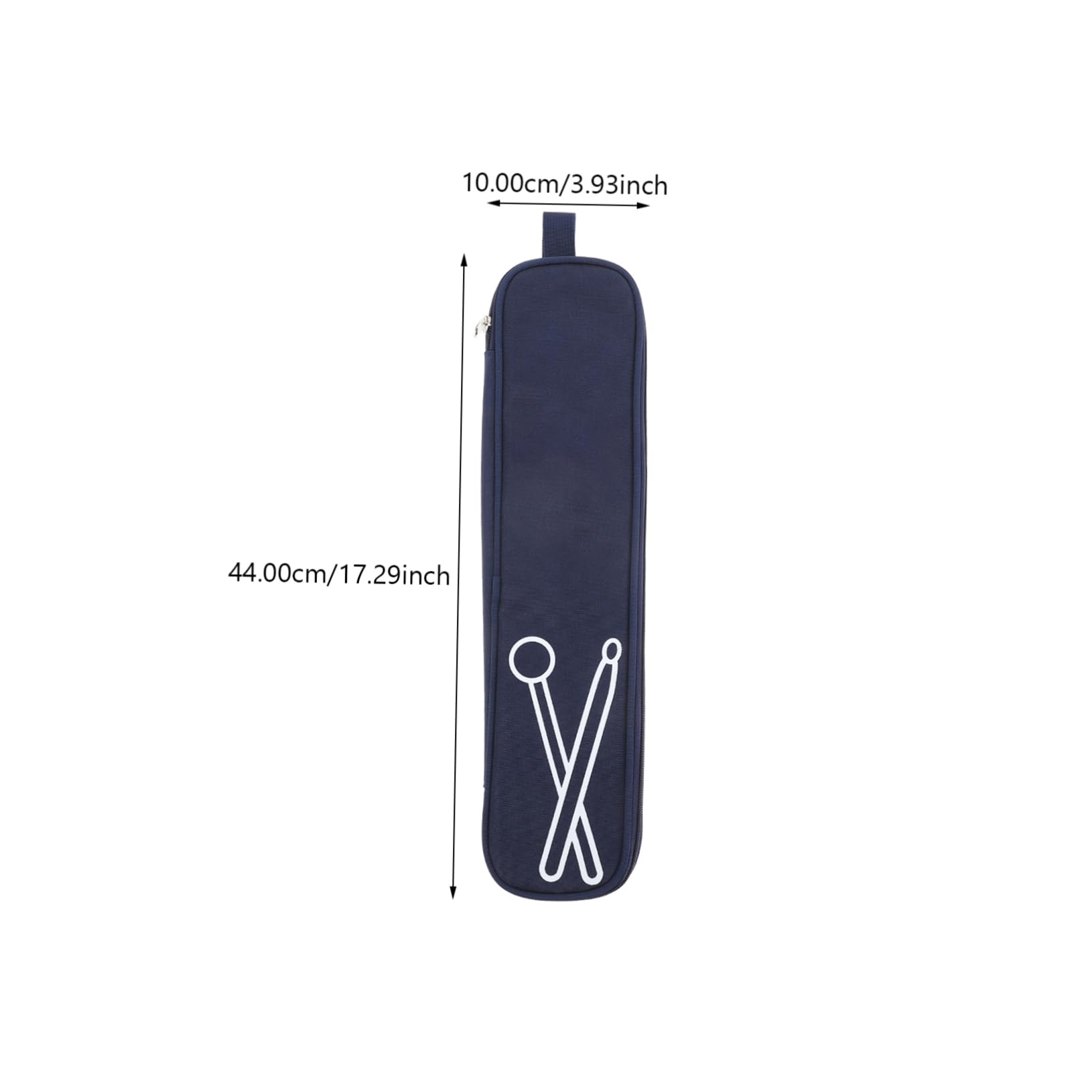 Abaodam 1Pc Drum Stick Holder Bag Durable Drumstick Carrying Case Dark Blue Stylish Accessory for Drummers for Sticks and Mallets present for Music Enthusiasts