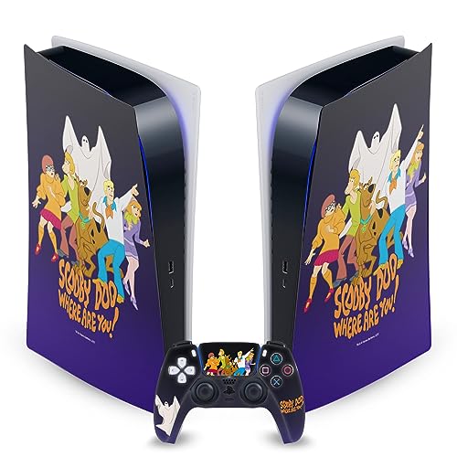 Skin PS5 Digital et DualSense Scooby-Doo graphismes vinyle housse autocollante