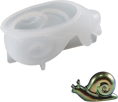 Moldes de resina con formas de caracoles moldes de resina epoxi de animales moldes de silicona para resina epoxi escritorio de pared decoración de