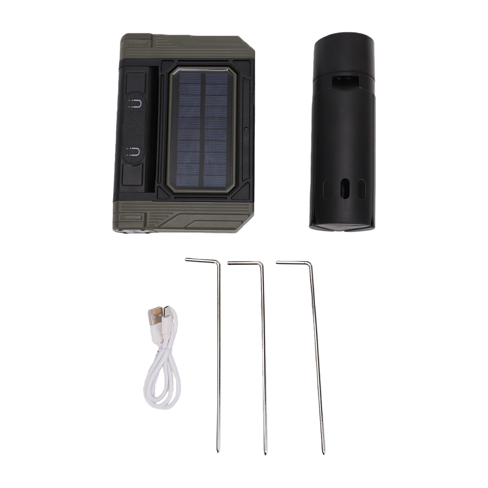 Lampe de Camping LED Solaire Rechargeable, Lanterne Pliable