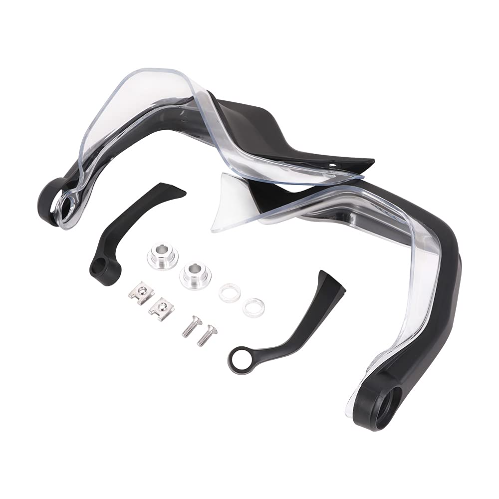 Paramani Moto Paramani Protettori di Plastica ABS per Transalp 750 XL750 Transalp 650 XL650 Trasparente