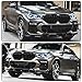 MCARCAR KIT Gloss Black Front Bumper Lip Compatible with BMW X6 G06 M Sport 2020-2023 ABS Car Front Bumper Lip Body Kit Trim Protectio Air Dam