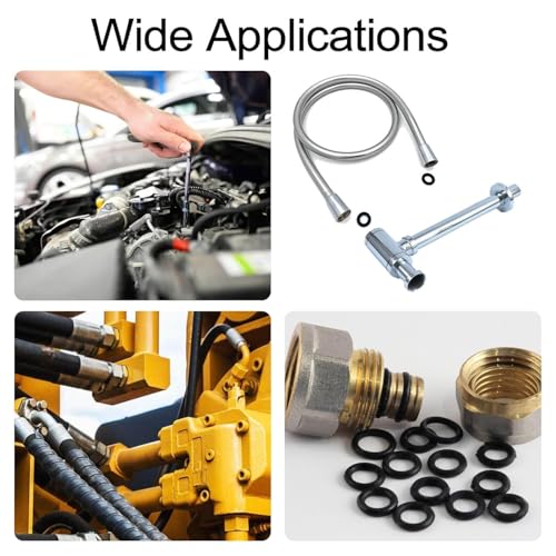 Image of O ring | Oil Seal | Silicone Gasket Rubber | Washer Oring Set for Repair Kit (Pack of 10) (ID-6MM X THICKNESS-2.5 MM)