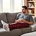 #FollowMe 45902-1A-L Polar Fleece Pajama Pants for Men/Sleepwear/PJs, Red Buffalo Plaid, Large