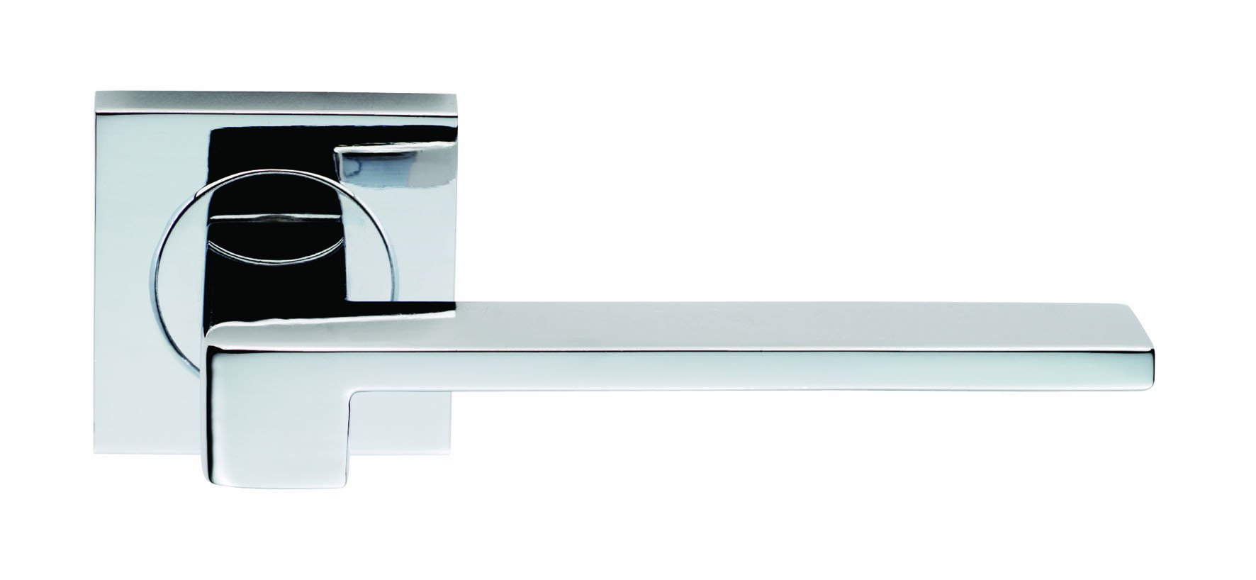 Carlisle Brass Serozzetta Equi Lever ON Concealed FIX Square Rose – Modern Internal Door Handles, Polished Chrome Finish - Chrome Door Handles Internal, 12L x 5W Centimetres SZM370CP