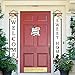 SUPERDANT Welcome to Our Sweet Home Porch Banner Roses Hanging Banner Door Hanging Flower Banner Hanging Decorations Welcome Couplet Sign Set for Home Front Door Porch Decor 3 Pcs/Set