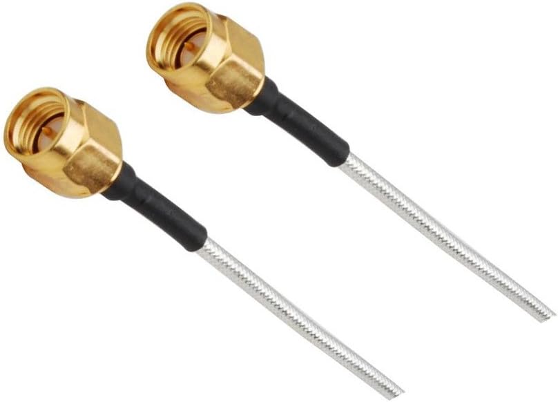 2pcs 15CM RF Pigtail SMA male to SMA male Semi-rigid cable .086",RG405 Coaxial Cable