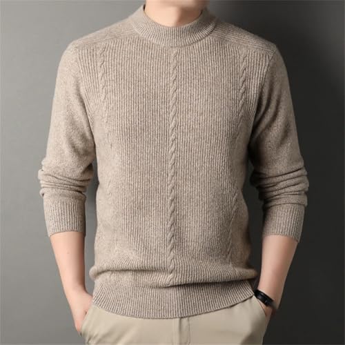 Men’S Soft Touch Long Sleeve Pullover O-Neck Knitted Jumper3