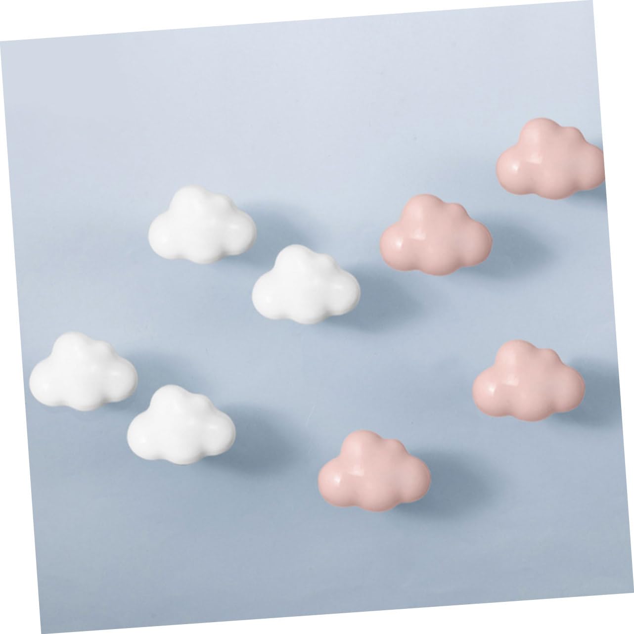Artibetter 3 Set Eleganti Pomelli Decorativi in ​​ceramica A Forma Di Resistenti Per Casa E Ufficio 2 Pezzi * 3