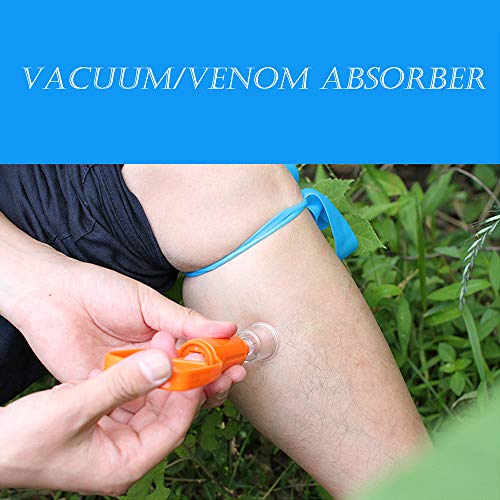 Extrator, Andoer Ferramenta de sobrevivência para remoção de extrator de veneno Kit de bomba de vácu